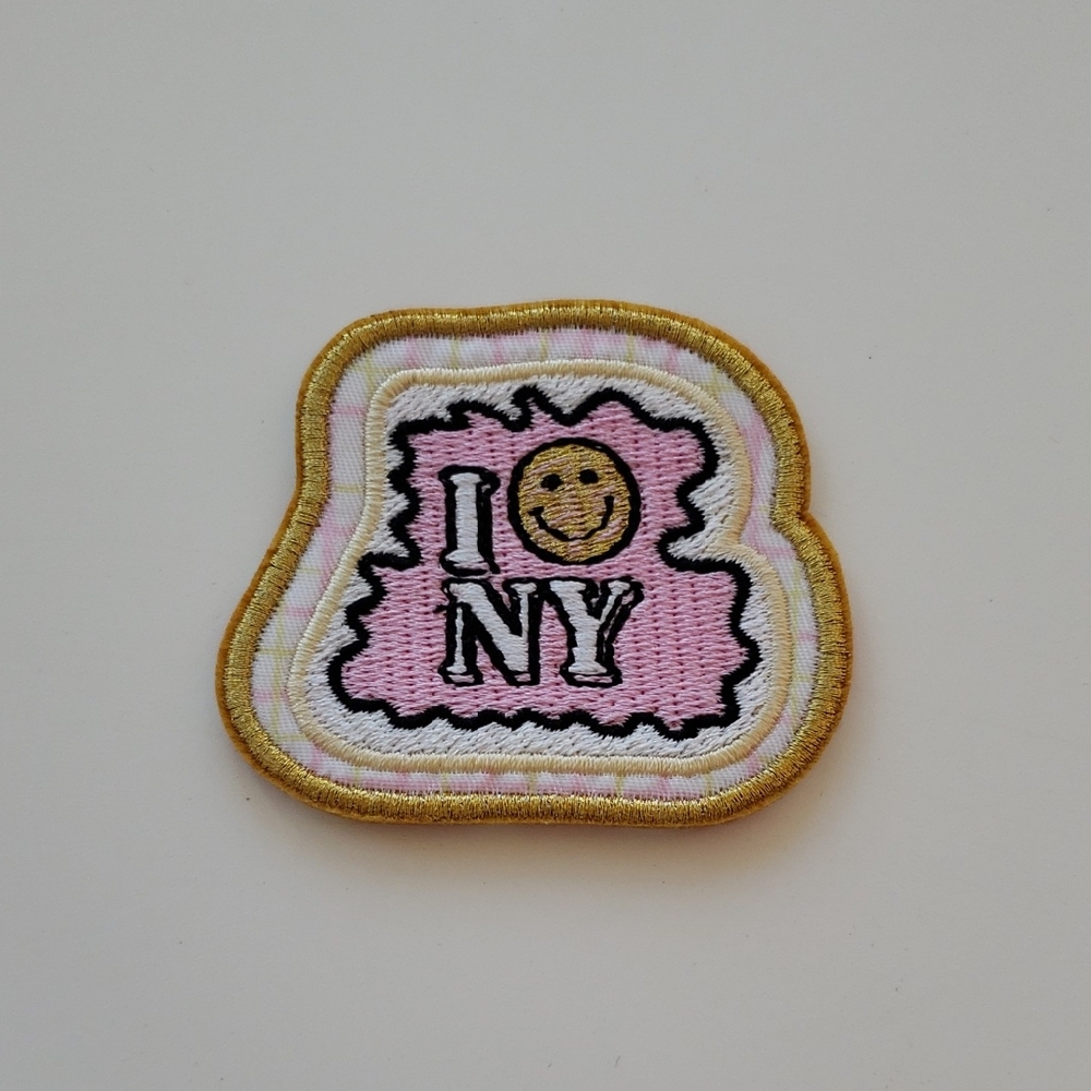 RHTF Stoney Clover Lane Pink and Gold 'I NY' Patch
